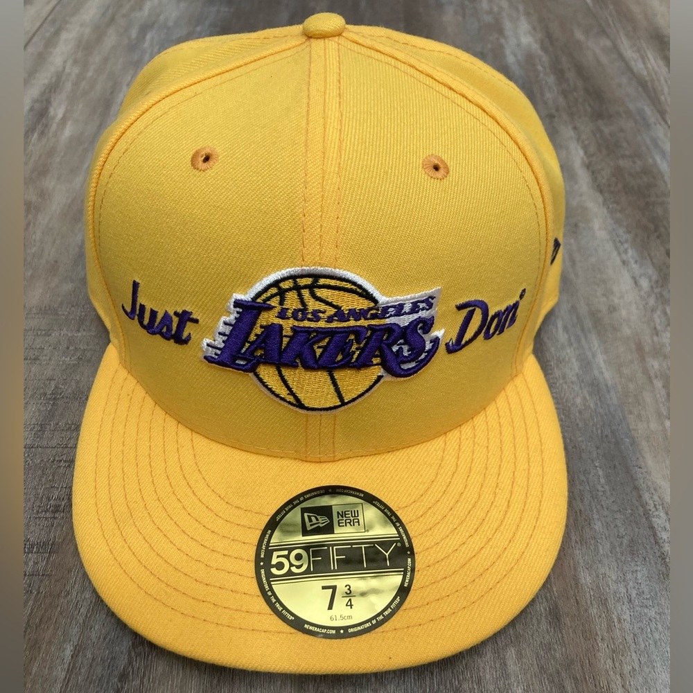 Los Angeles Lakers “Just Don” New Era fitted hat, size 7 3/4